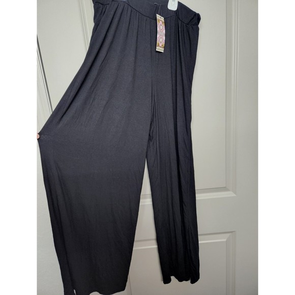 Boohoo Dresses & Skirts - Boohoo Womens Size 12 Basic Jersey Midaxi High Waisted Pants Black Soft